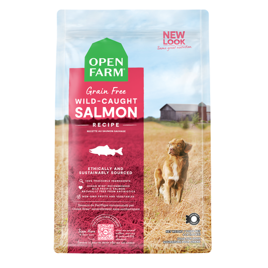 Open Farm Wild-Caught Salmon Grain Free Kibble For Dogs 22lb Bag