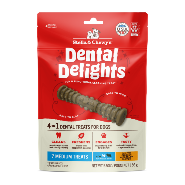 Stella&Chewys Dog Dental Delights Medium 5.5oz