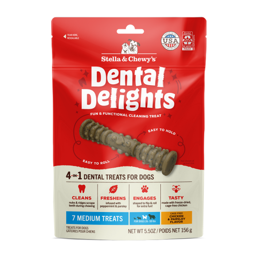 Stella&Chewys Dog Dental Delights Medium 5.5oz