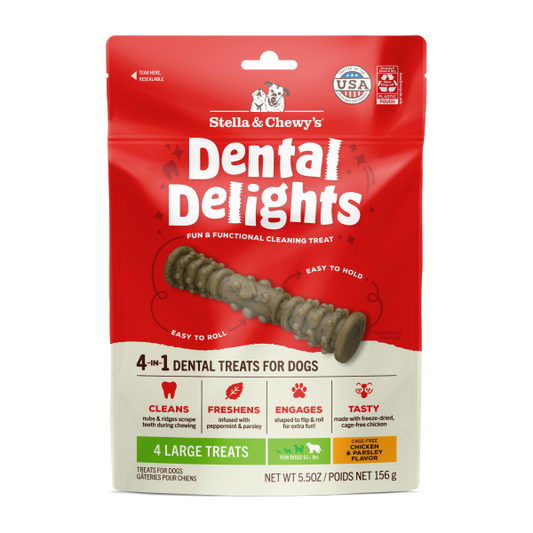 Stella&Chewys Dog Dental Delights Large 5.5oz