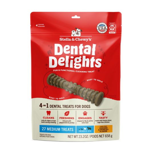 Stella&Chewys Dog Dental Delights Medium 23.2oz