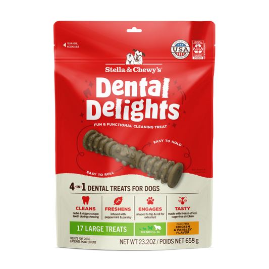 Stella&Chewys Dog Dental Delights Large 23.2oz