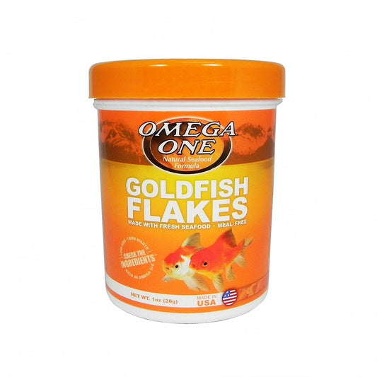 Omega One Goldfish Flakes Fish Food 1oz