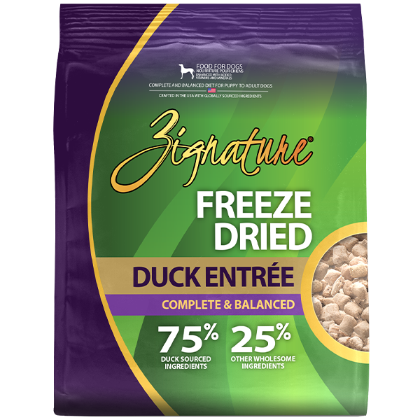 Zignature Dog Freeze Dried Duck Entrée 25oz