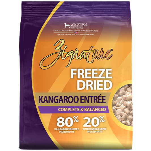 Zignature Dog Freeze Dried Kangaroo Entrée 12.5oz