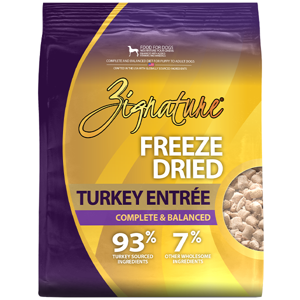 Zignature Dog Freeze Dried Turkey Entrée 25oz