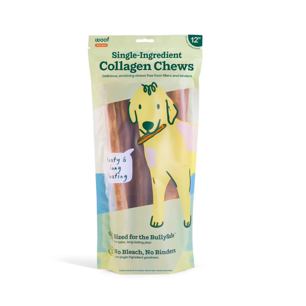 Woof BullySafe Collagen Chews 12 in 10 pk Dog Treats
