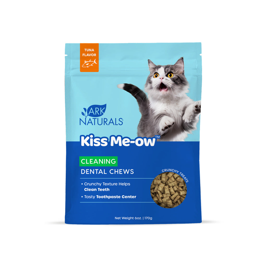 Ark Naturals Kiss Me-Ow Cleaning Tuna Dental Chews for Cats 6 oz