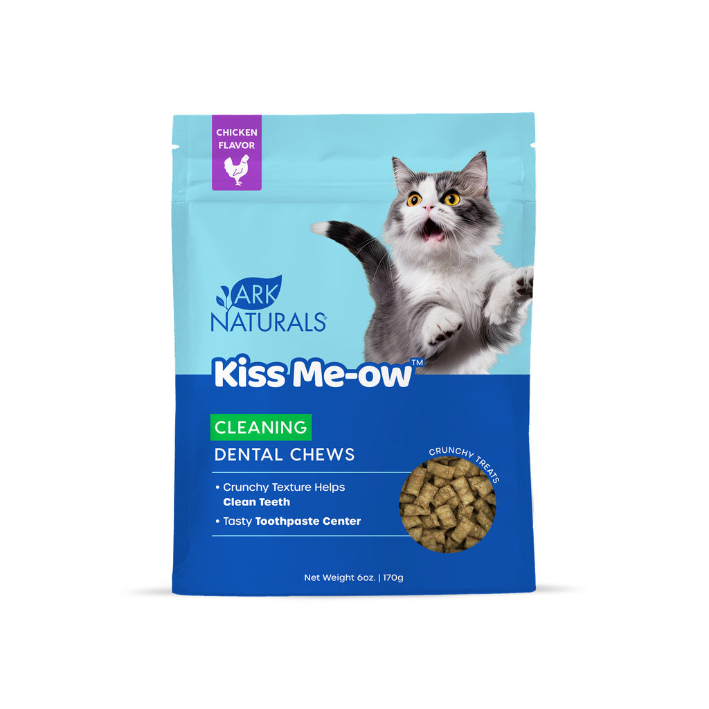 Ark Naturals Kiss Me-Ow Cat Dental Chews  Cleaning Chicken Flavor 6 oz