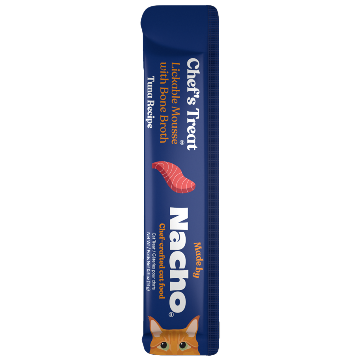Nacho Lickable Mousse Cat Treat Tuna Recipe .5oz