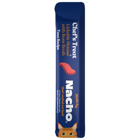 Nacho Lickable Mousse Cat Treat Tuna Recipe .5oz