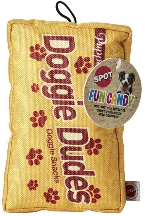 Ethical Spot Fun Candy Doggie Dudes Plush Dog Toy