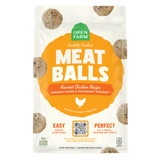 Open Farm Open Farm Freshly Crafted Meatballs - Harvest Chicken Recipe 36oz Bag