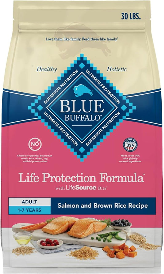 Blue Buffalo Life Protection Formula Salmon & Brown Rice Dry Dog Food 30lbs
