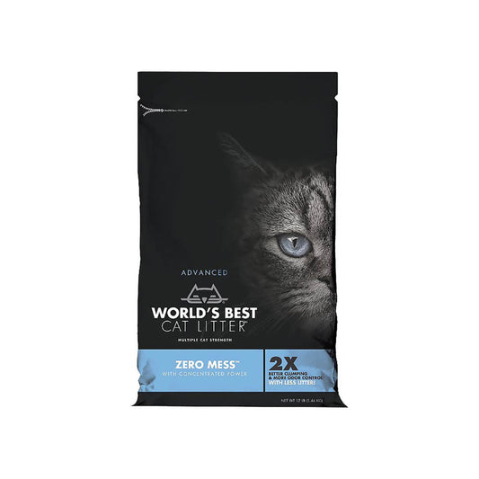 World's Best Cat Litter Advanced Zero Mess Litter, 12lb Bag