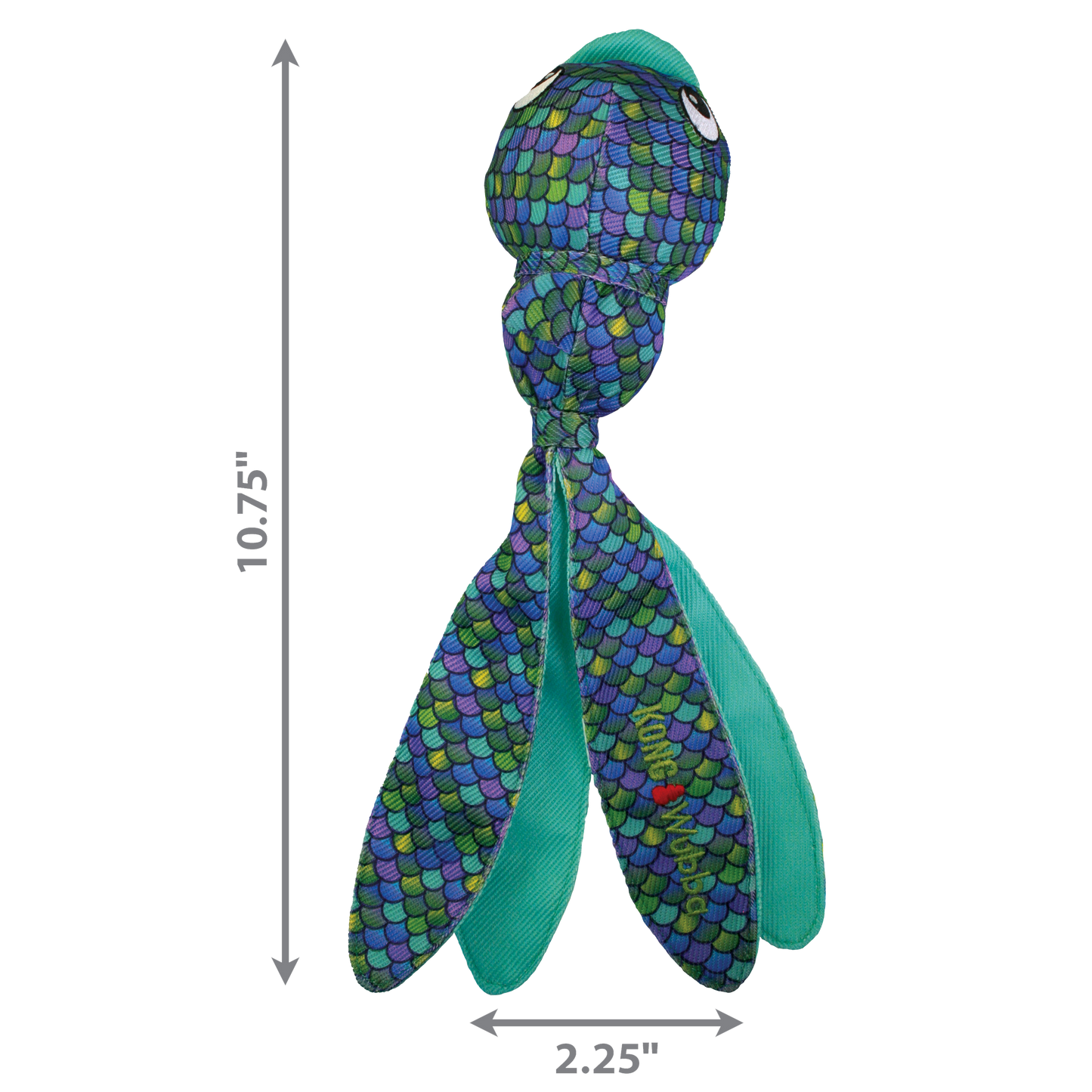 Kong Dog Toy Wubba Finz Blue Small