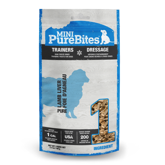 PureBites Freeze Dried Treats for Dogs Lamb 2.4oz