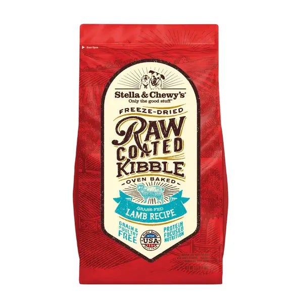 Stella & Chewy's Raw Coated Grass Fed Lamb Recipe Dog Food 3.5lb