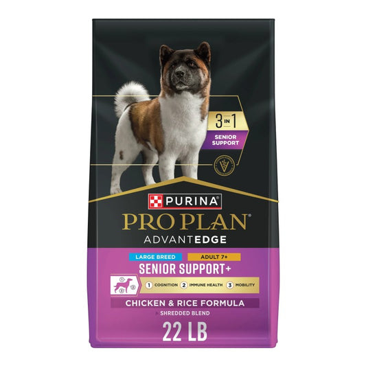 ProPlan Senior AdvandtEdge Chicken & Rice Large Breed Dry Dog Food 22lb