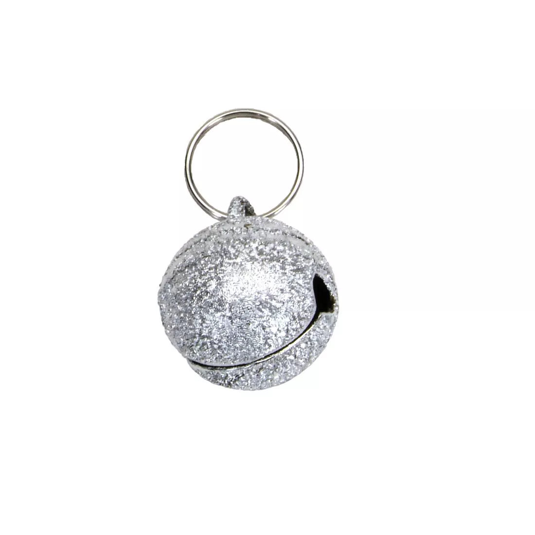 Coastal Frosted Designer Cat Bell Silver