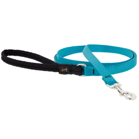 Lupine Pet Dog 6 Ft Long 3/4 In Leash Basics Aqua