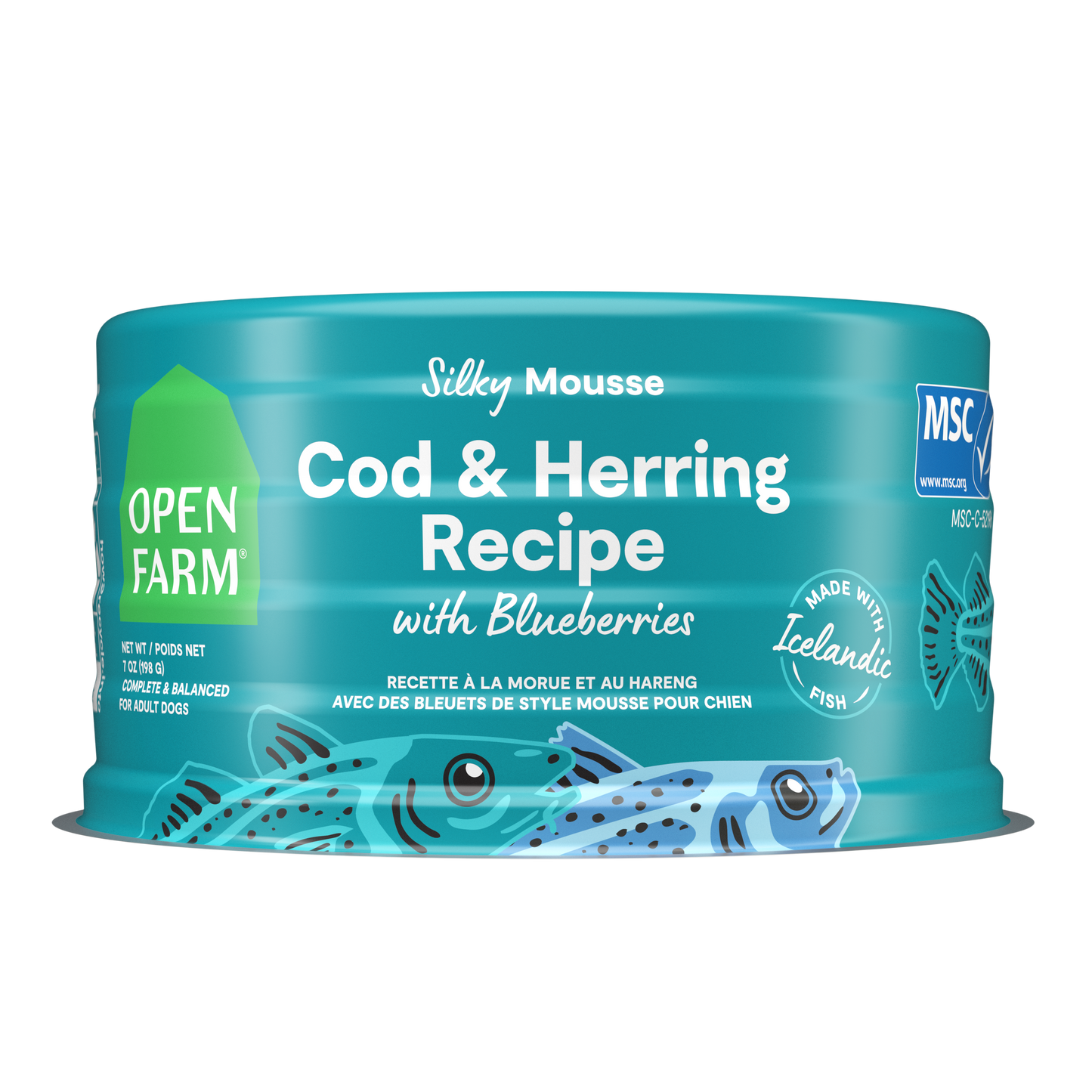 Open Farm Cod Recipe With Blueberries For Dogs 7oz Can