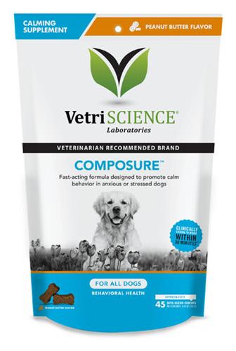 Vetriscience Dog Composure Peanut Butter 5.64 Oz