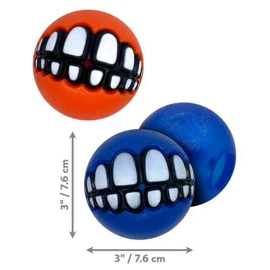Kong Dog Toy Grinz by Rogz Variety 2pk Large