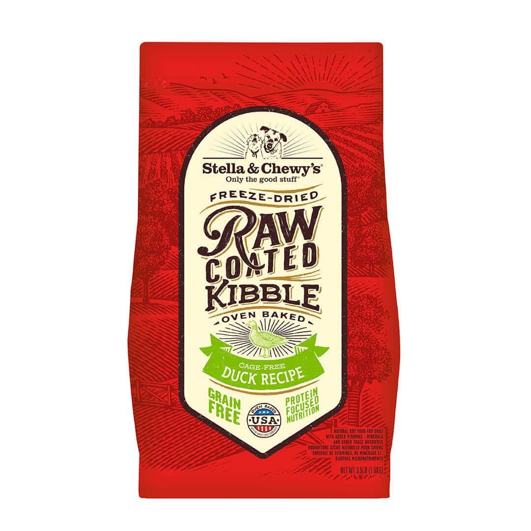Stella & Chewy’s Cage-Free Duck Raw Coated Kibble 22lbs