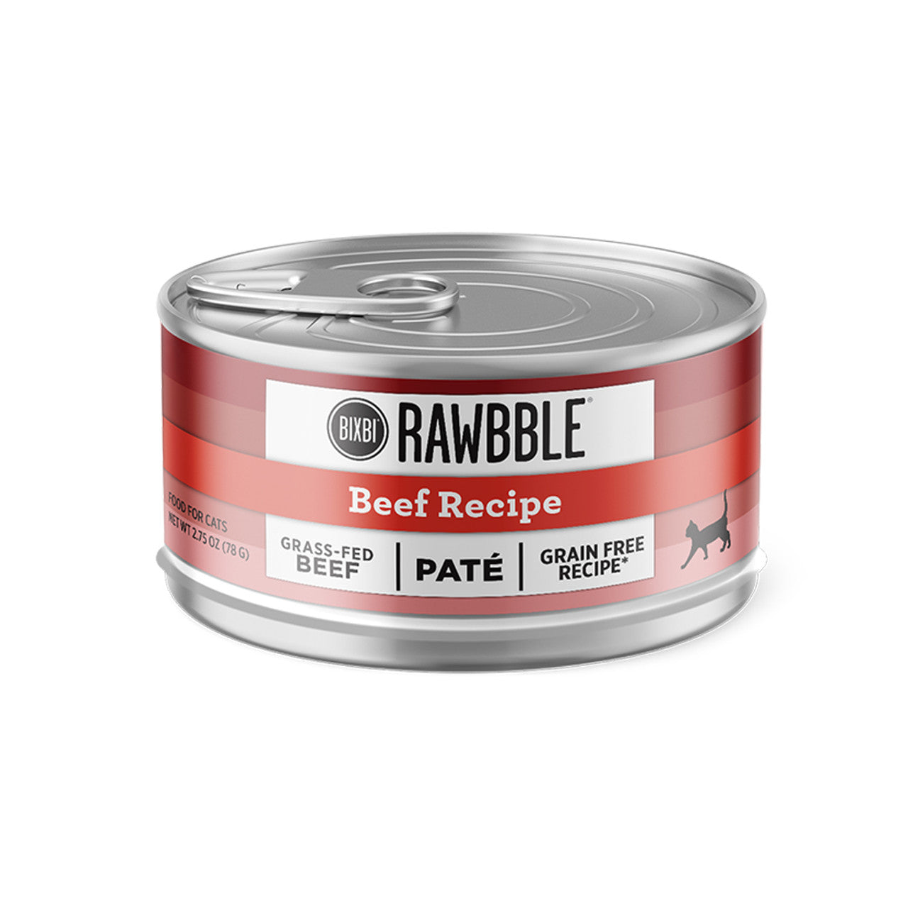 Bixbi Rawbble Canned Cat Food 2.75oz Beef Pate