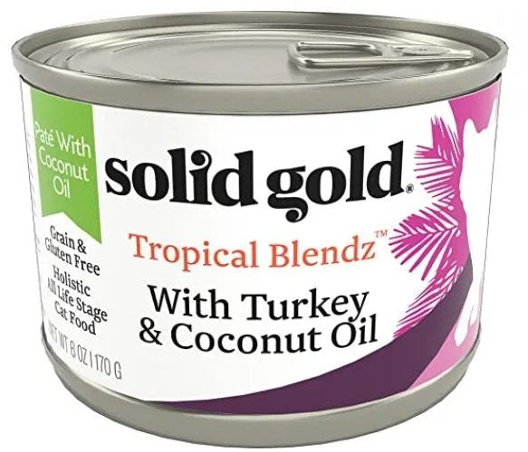 Solid Gold Tropical Blendz Pate Turkey & Coconut Oil 6oz