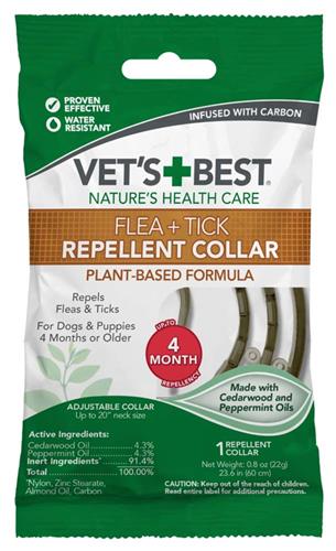 Vet's Best Flea And Tick Repellent Dog Collar 20in