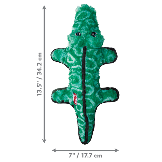 Kong Dog Toy Ballistic Alligator Medium