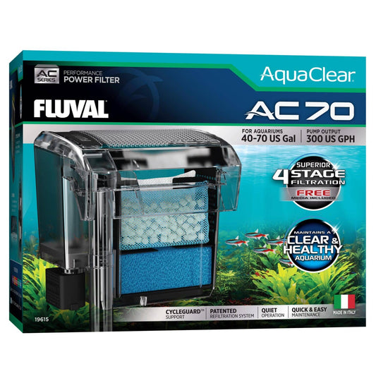 Hagen Fluval Aquaclear AC70 Power Filter, 40-70 US Gal