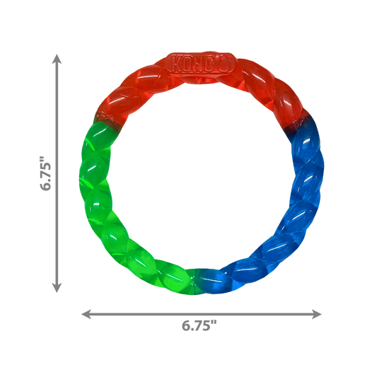 Kong Dog Toy Twistz Ring Small