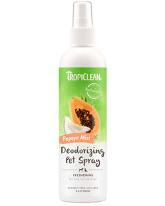 TropiClean Papaya Mist Deodorizing Spray for Pets, 8oz