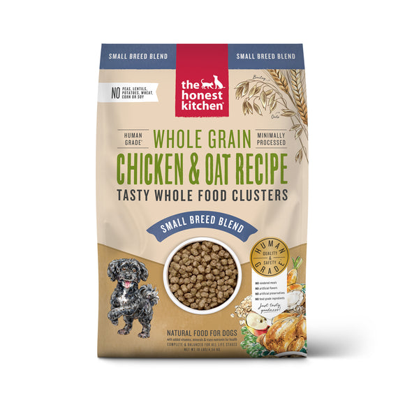 The Honest Kitchen Whole Food Clusters Small Breed Whole Grain Chicken Dry Dog Food 10lb