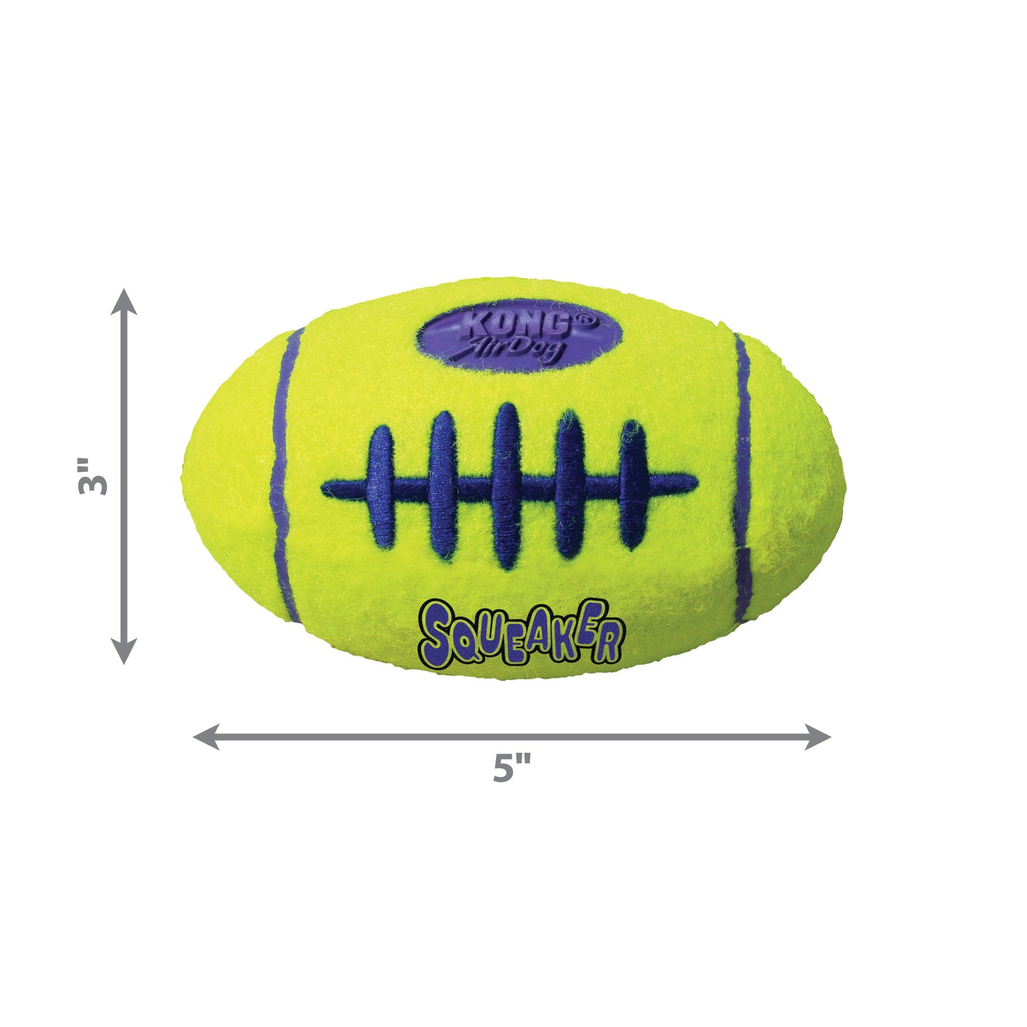 Kong Dog Toy AirDog Squeaker Football Medium