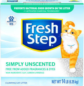 Fresh Step Simply Unscented Cat Litter 14lb