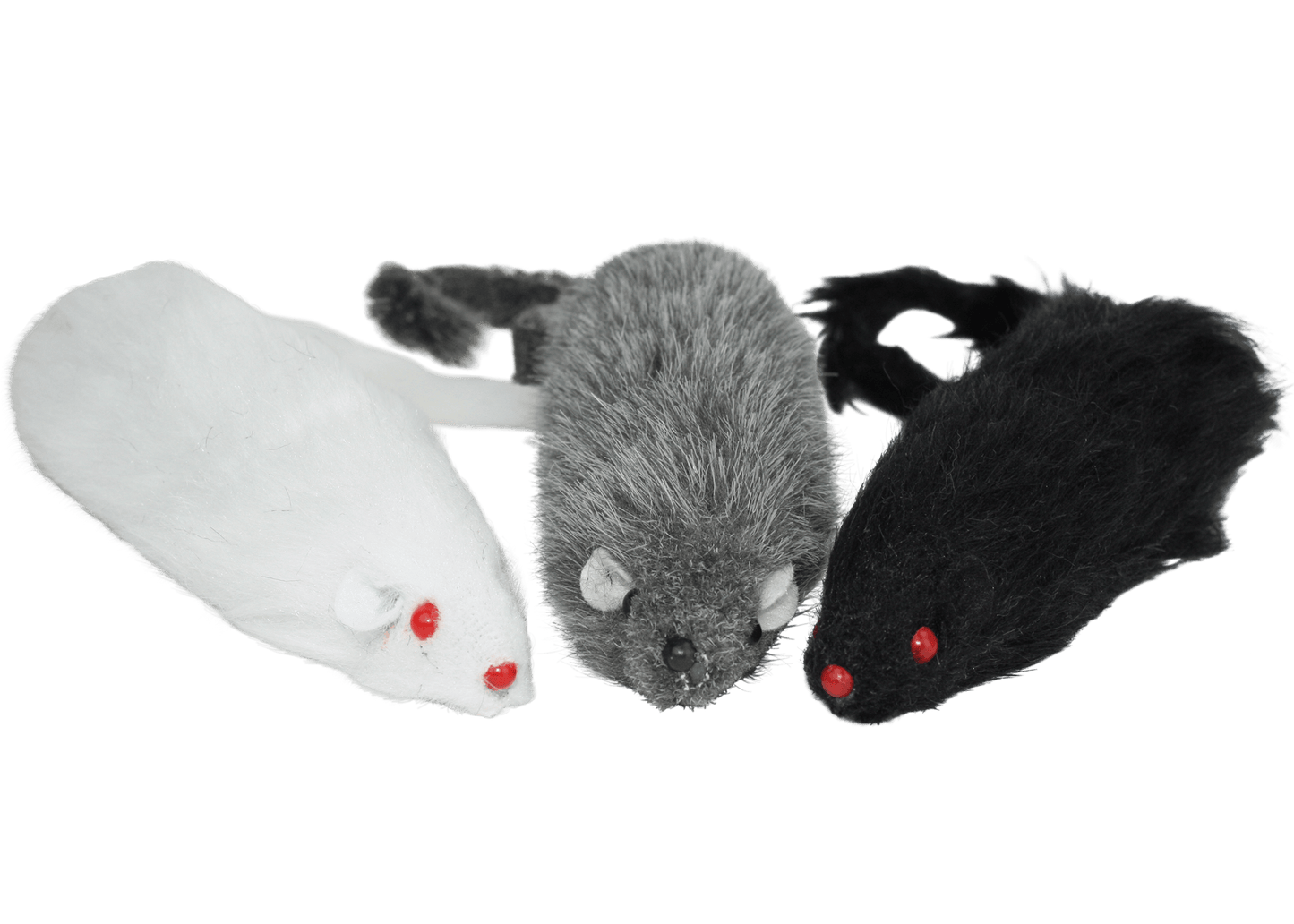 Multipet Cat Toy Long Mouse 5.5 Assorted