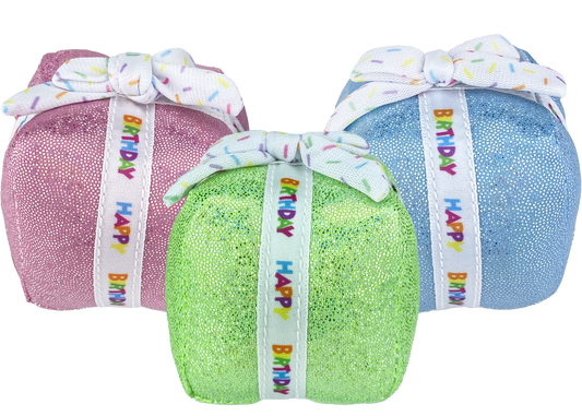 Multipet Cat Toy Birthday Present 2.25in Assorted