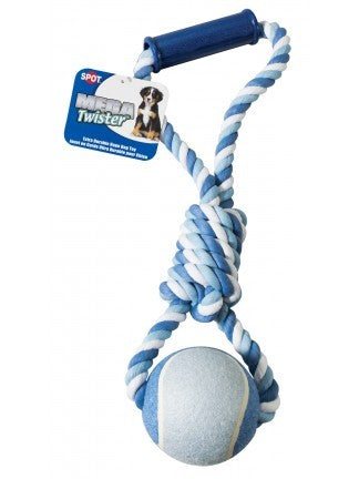 Spot Ethical Pet Dog Toy Mega Twister Mega Ball Tug