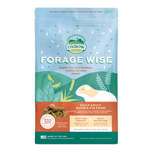 Oxbow Forage Wise Adult Guinea Pig Food - 4 lb