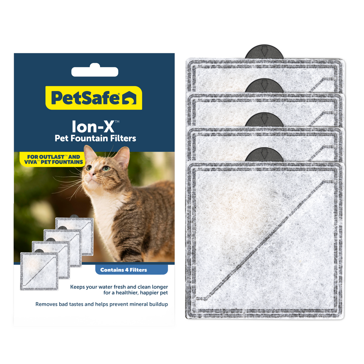 Petsafe Ion-X Pet Fountain Filters - 4 ct