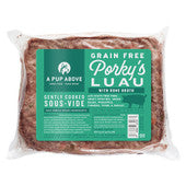 A Pup Above Gently Cooked Grain Free Porky's Luau w/ Bone Broth Frozen Dog Food 1lb