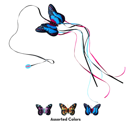 Kong Cat Toy Teaser Butterfly Assorted