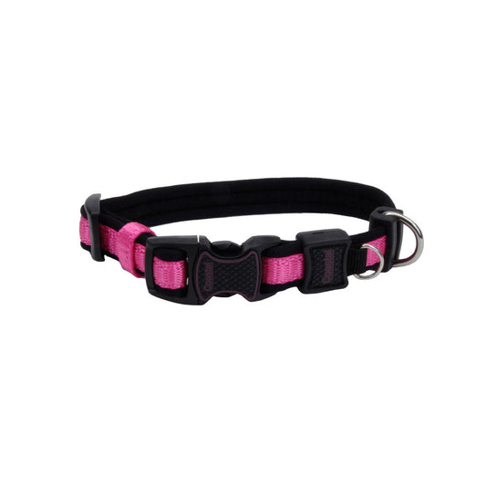 Coastal Inspire Adjustable Dog Collar, Inspire Pink, Large - 1in x 18-26in