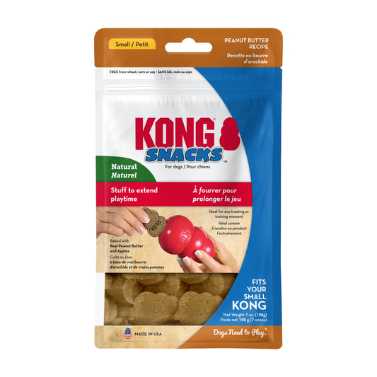 Kong Dog Treat Snacks Peanut Butter Small