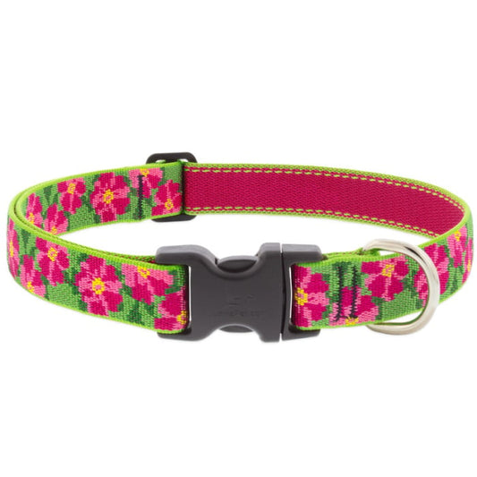 Lupine Pet Dog 1 In Wide 12-20 In Adjustable Collar Original Designs Petunias