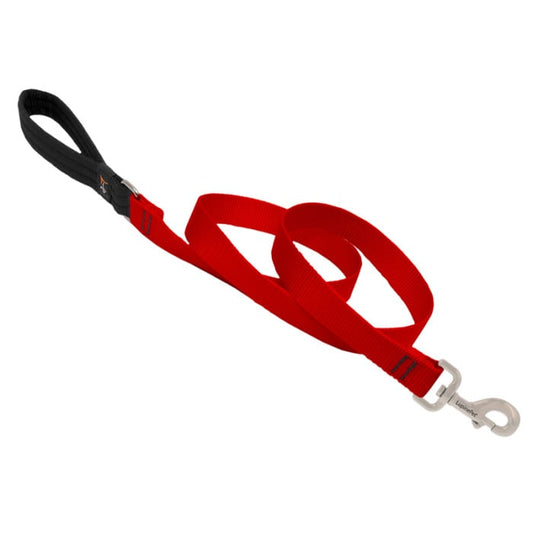 Lupine Pet Dog 6 Ft Long 1 In Leash Basics Red
